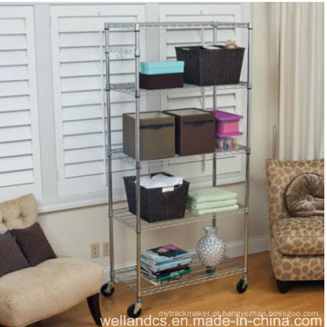 DIY Heavy Duty Chrome Livro Display Wire Shelf (CJ9045180A5W)